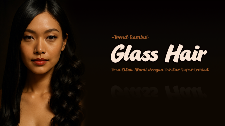 ✨ Glass Hair: Tren Kilau Alami dengan Tekstur Super Lembut