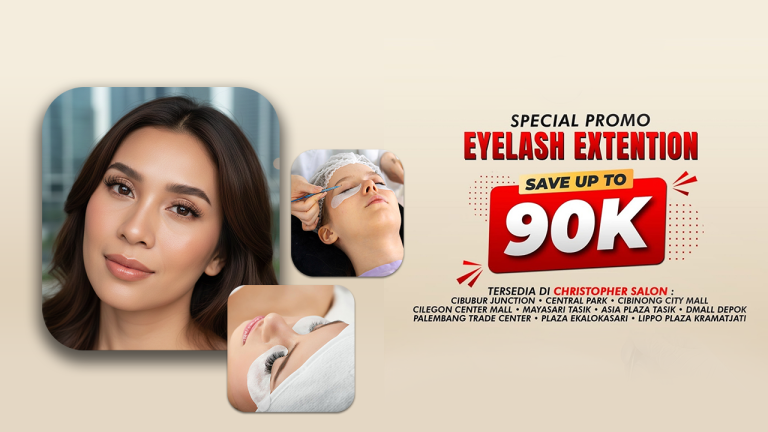 Special Promo Eyelash Extension di Christopher Salon – Hemat Hingga 90K!