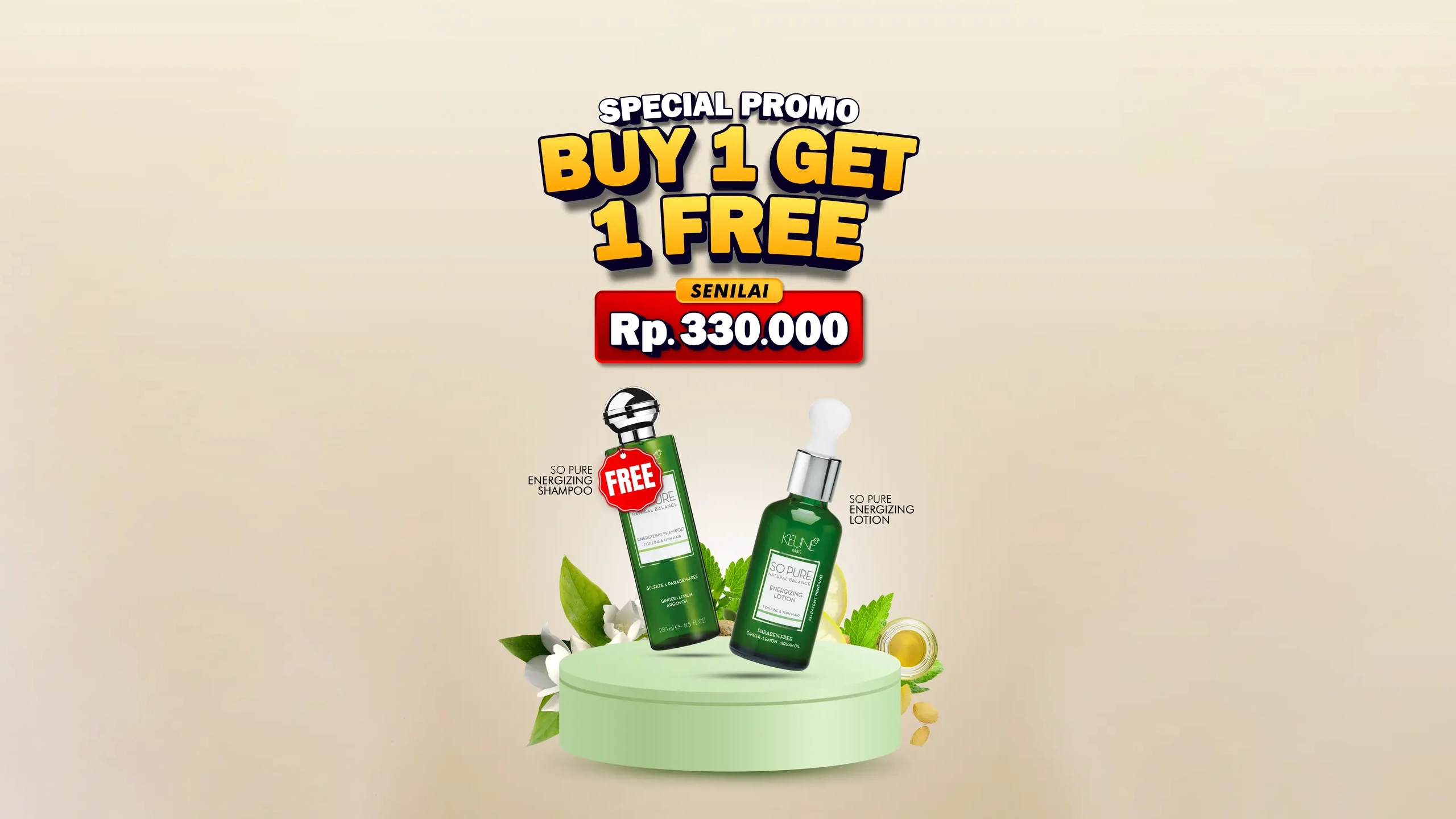 Promo B1G1 Christopher Salon