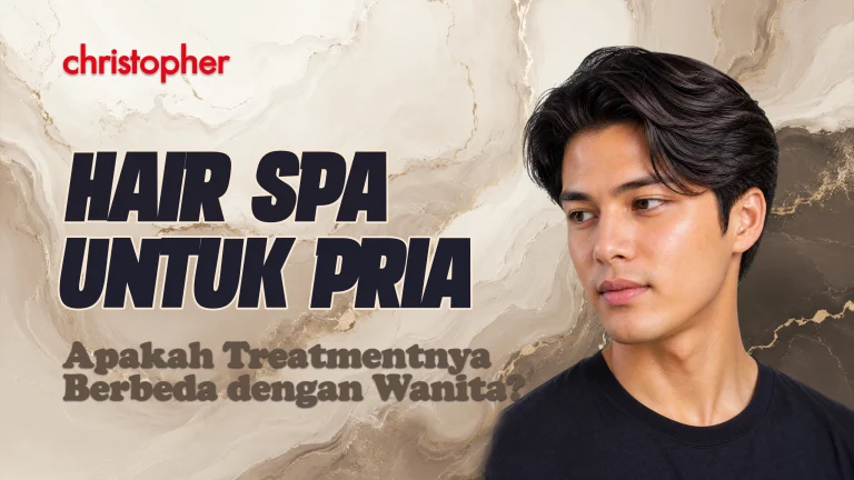 Pria menjalani Hair Spa di Christopher Salon untuk membantu menjaga kesehatan rambut dan kulit kepala