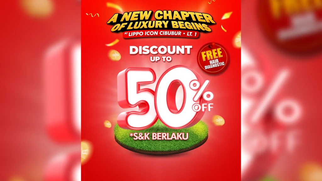 Promo Christopher Salon Lippo Icon Cibubur diskon 20 persen untuk treatment dan 50 persen untuk Backwash Treatment