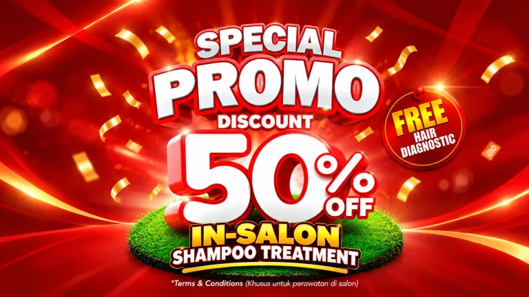 Promo Oktober Christopher Salon Shampoo Treatment diskon 50 persen dan Free Hair Diagnostic